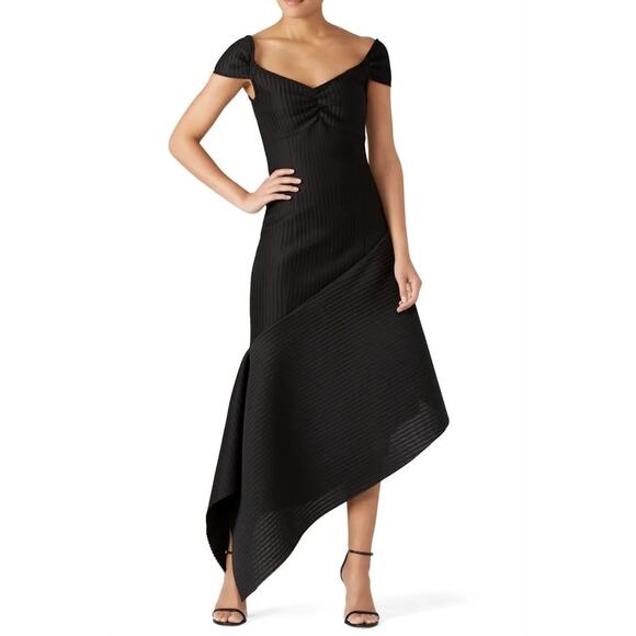 Opening Ceremony Asymmetrical Cap Sleeve Scuba Gown Size Small - Picture 1 of 8